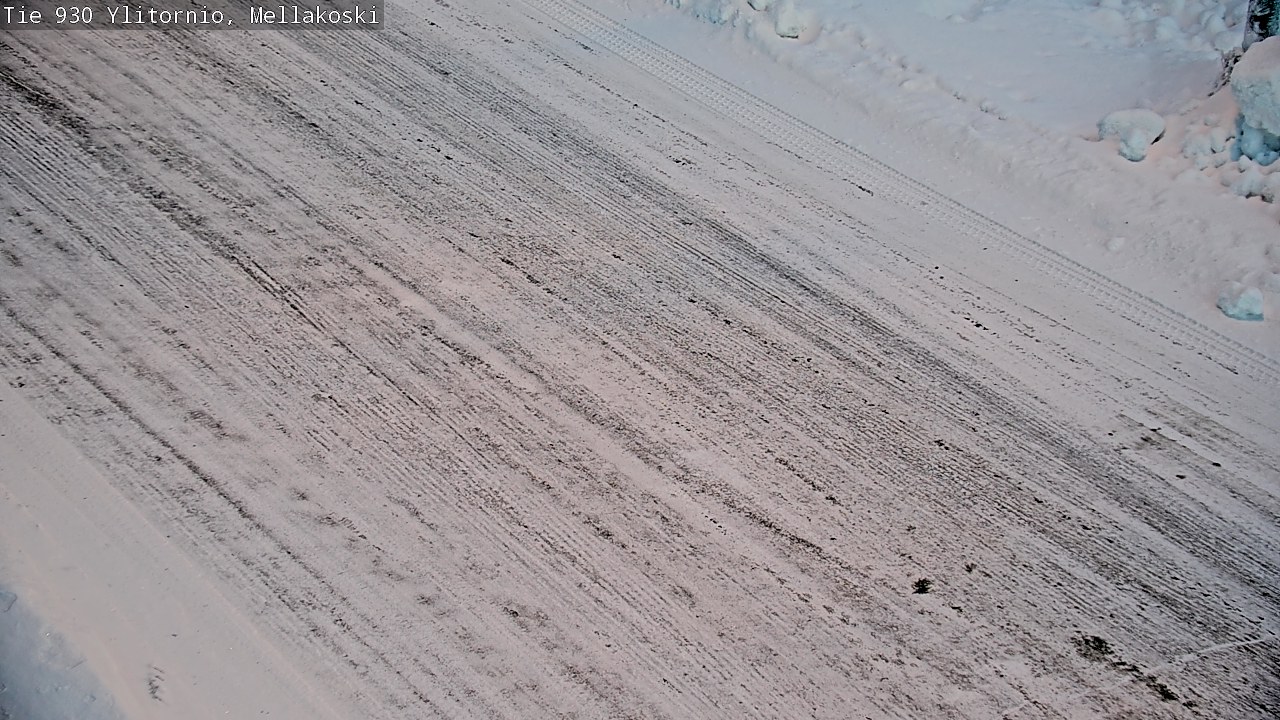 Weather Camera Image Road 83 Ylitornio, Mellakoski, Ylitornio, Lappi
