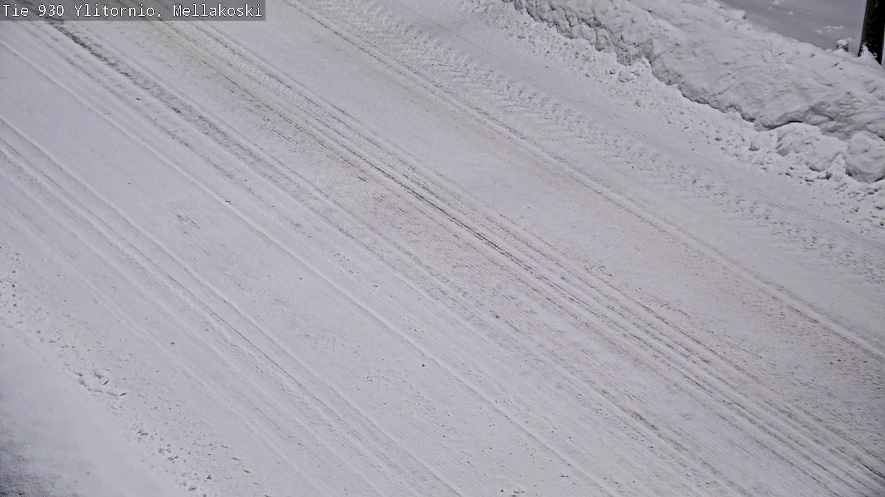Weather Camera Image Väg 83 Övertorneå, Mellakoski, Ylitornio, Lappi