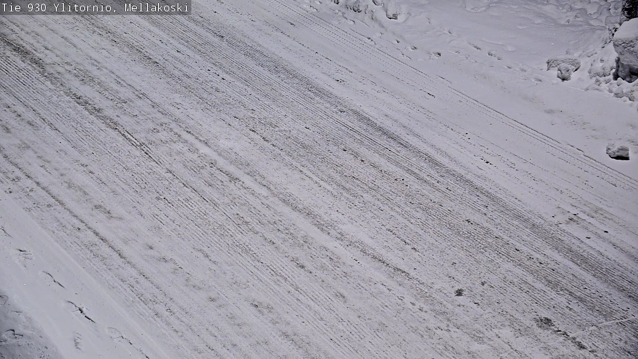 Weather Camera Image Road 83 Ylitornio, Mellakoski, Ylitornio, Lappi