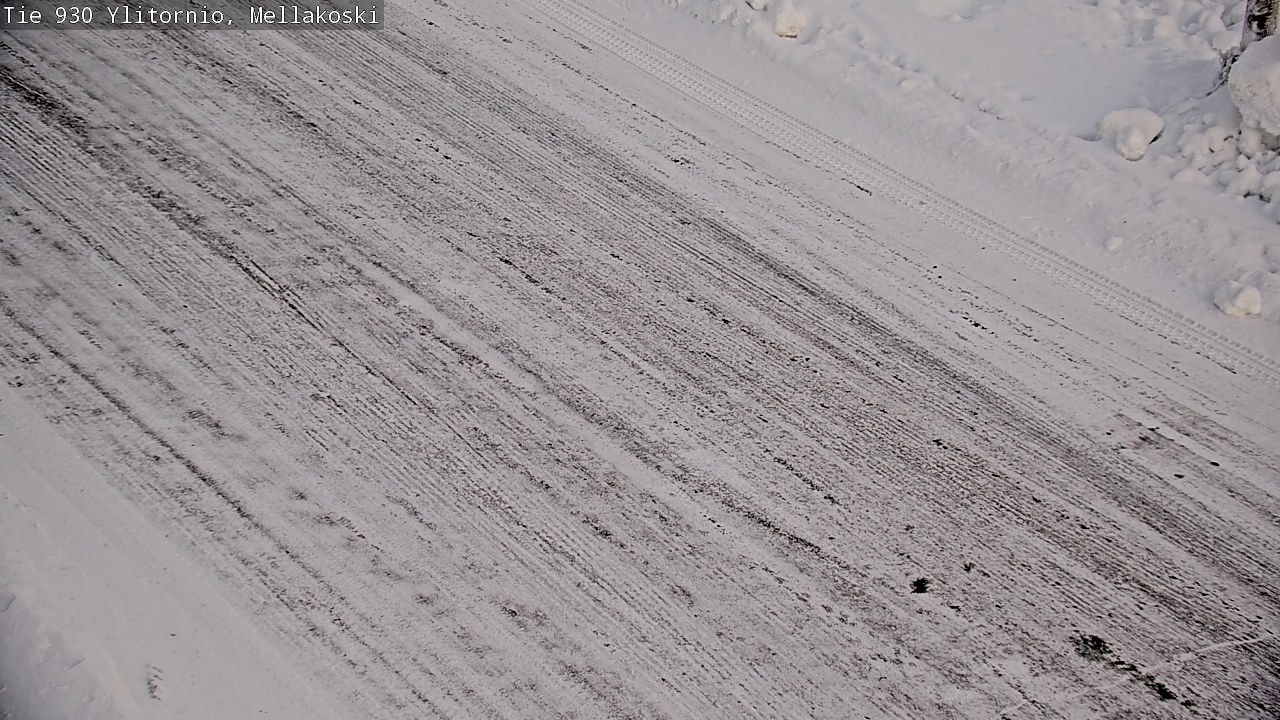 Weather Camera Image Road 83 Ylitornio, Mellakoski, Ylitornio, Lappi