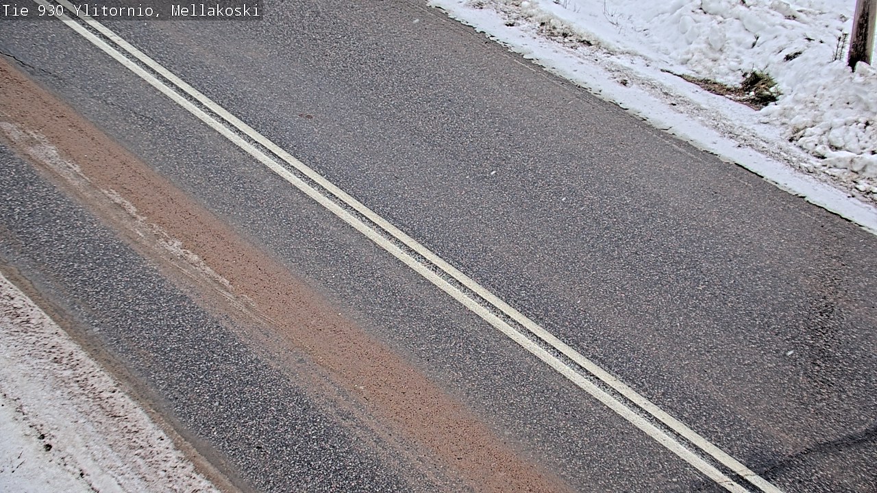 Weather Camera Image Road 83 Ylitornio, Mellakoski, Ylitornio, Lappi