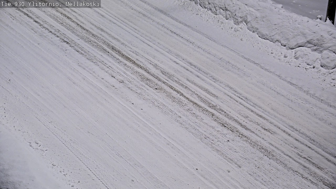 Weather Camera Image Väg 83 Övertorneå, Mellakoski, Ylitornio, Lappi