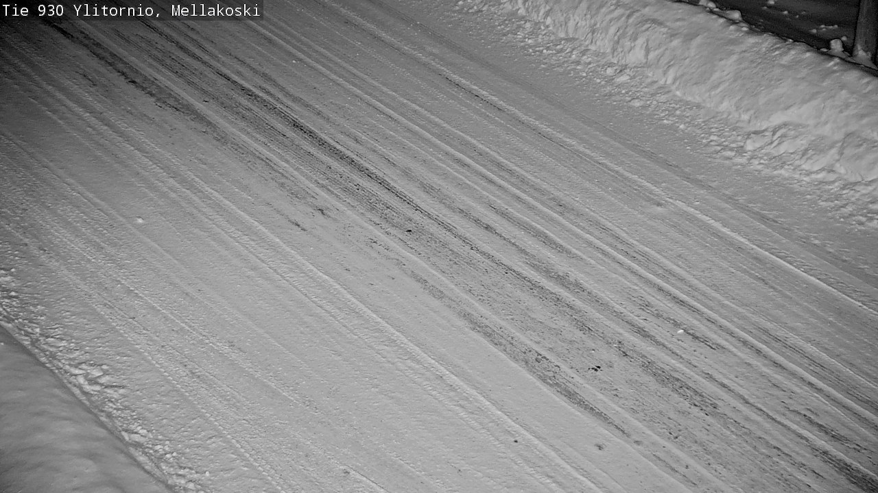 Weather Camera Image Väg 83 Övertorneå, Mellakoski, Ylitornio, Lappi