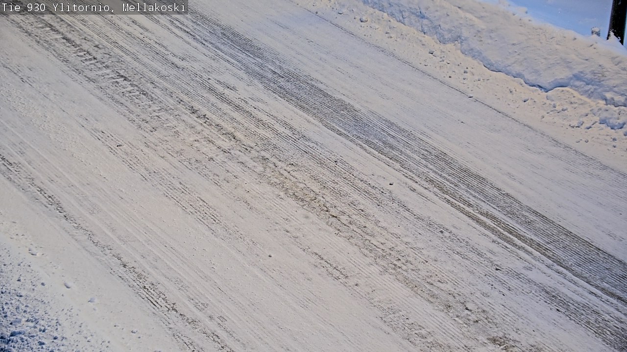 Weather Camera Image Väg 83 Övertorneå, Mellakoski, Ylitornio, Lappi