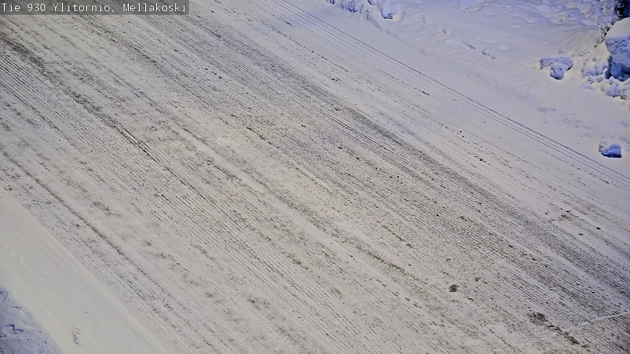 Weather Camera Image Road 83 Ylitornio, Mellakoski, Ylitornio, Lappi