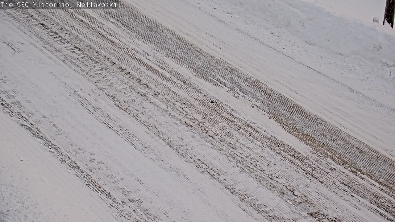 Weather Camera Image Väg 83 Övertorneå, Mellakoski, Ylitornio, Lappi