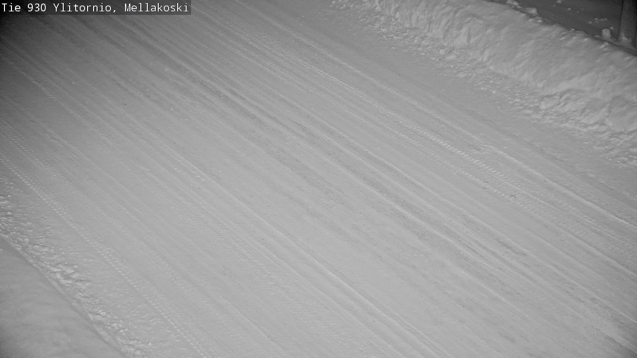 Weather Camera Image Väg 83 Övertorneå, Mellakoski, Ylitornio, Lappi