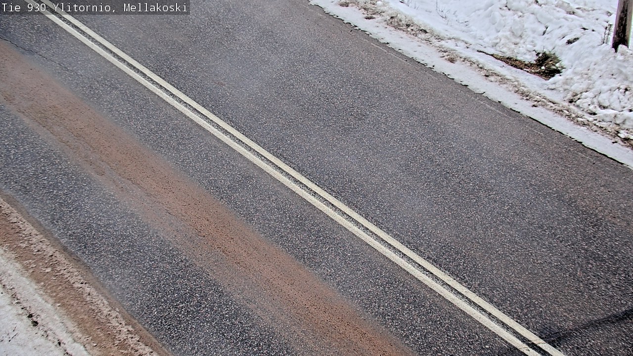 Weather Camera Image Väg 83 Övertorneå, Mellakoski, Ylitornio, Lappi