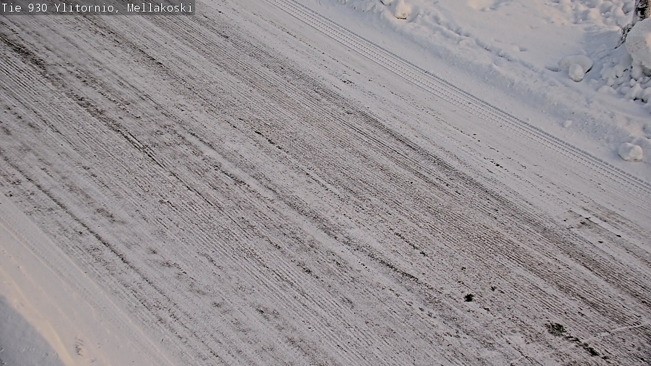 Weather Camera Image Road 83 Ylitornio, Mellakoski, Ylitornio, Lappi