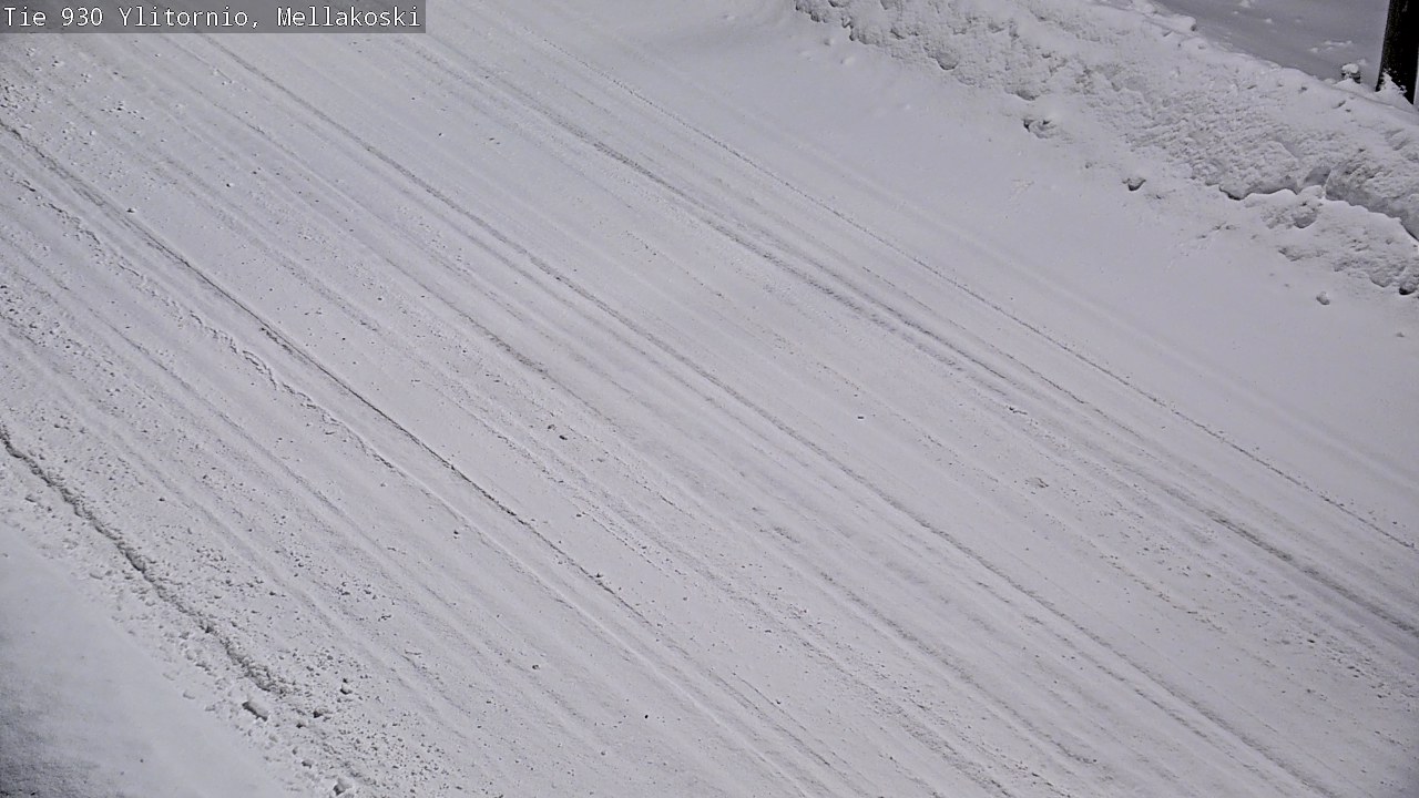 Weather Camera Image Väg 83 Övertorneå, Mellakoski, Ylitornio, Lappi