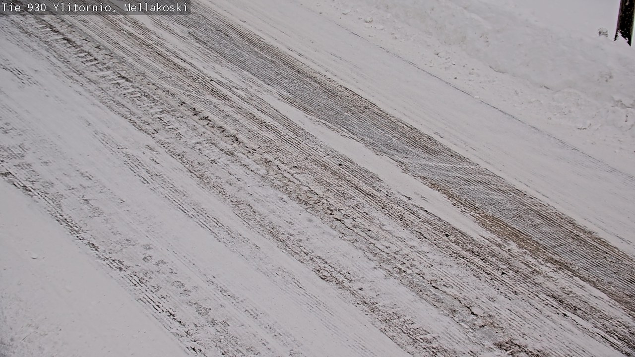 Weather Camera Image Väg 83 Övertorneå, Mellakoski, Ylitornio, Lappi