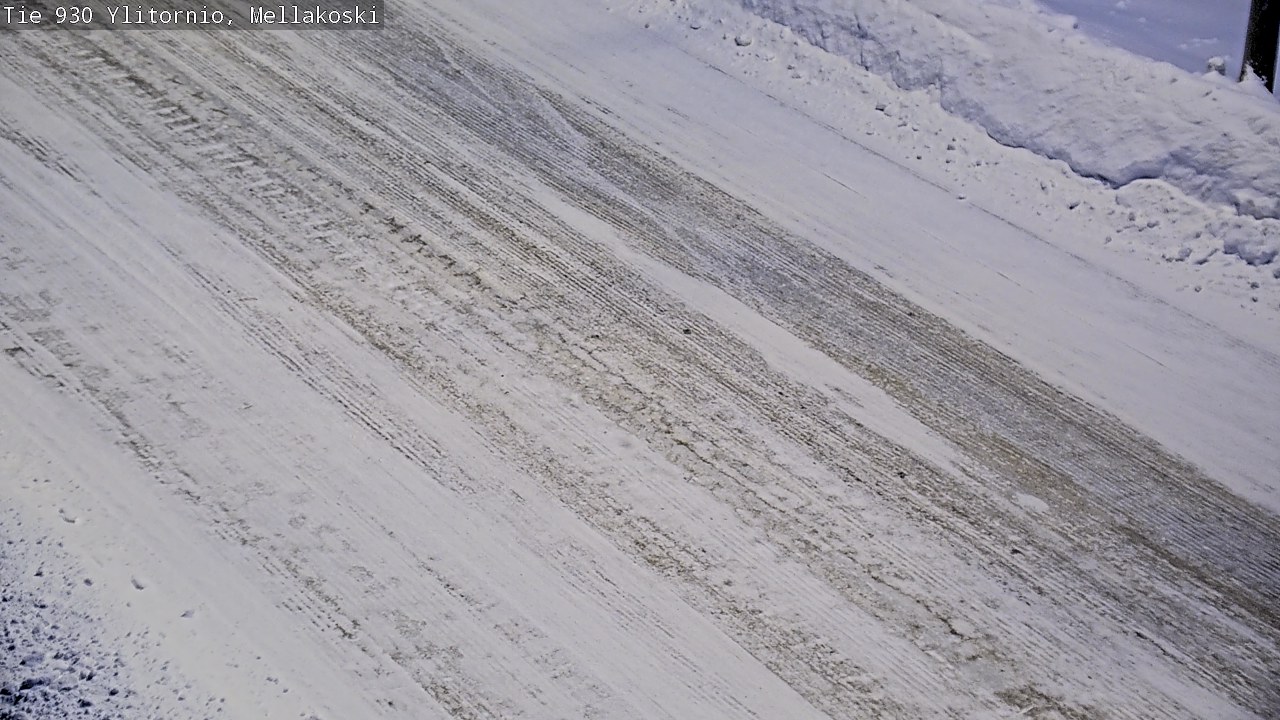 Weather Camera Image Road 83 Ylitornio, Mellakoski, Ylitornio, Lappi