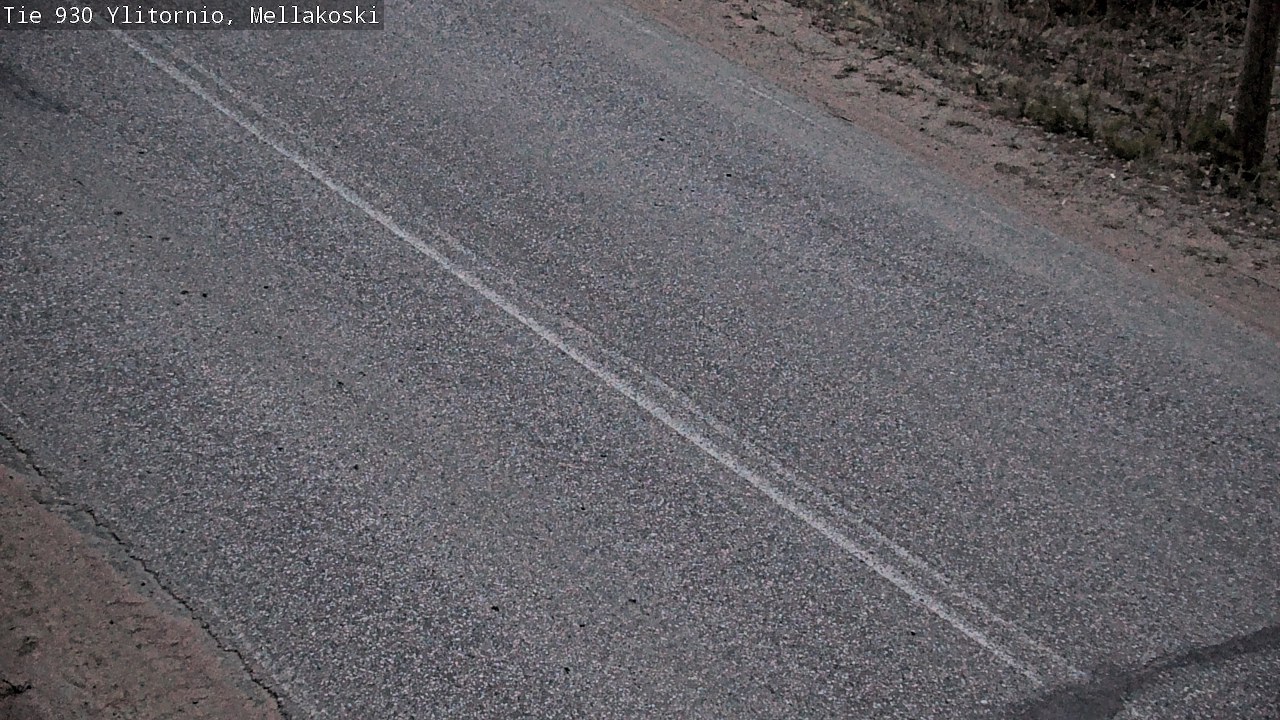 Weather Camera Image Road 83 Ylitornio, Mellakoski, Ylitornio, Lappi