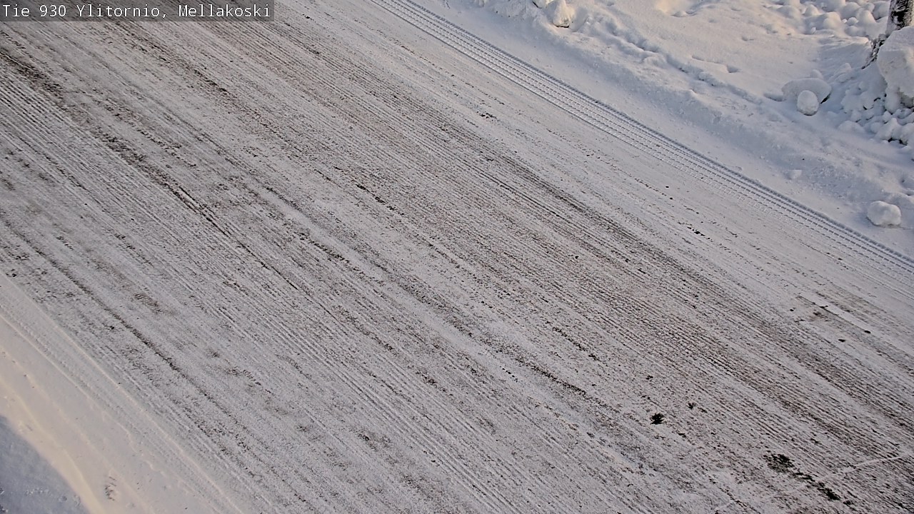 Weather Camera Image Road 83 Ylitornio, Mellakoski, Ylitornio, Lappi
