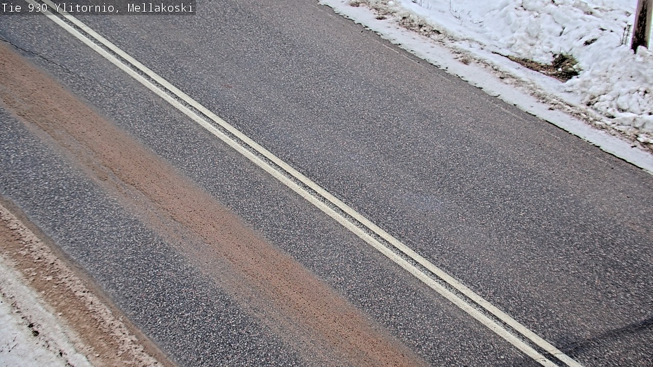Weather Camera Image Väg 83 Övertorneå, Mellakoski, Ylitornio, Lappi