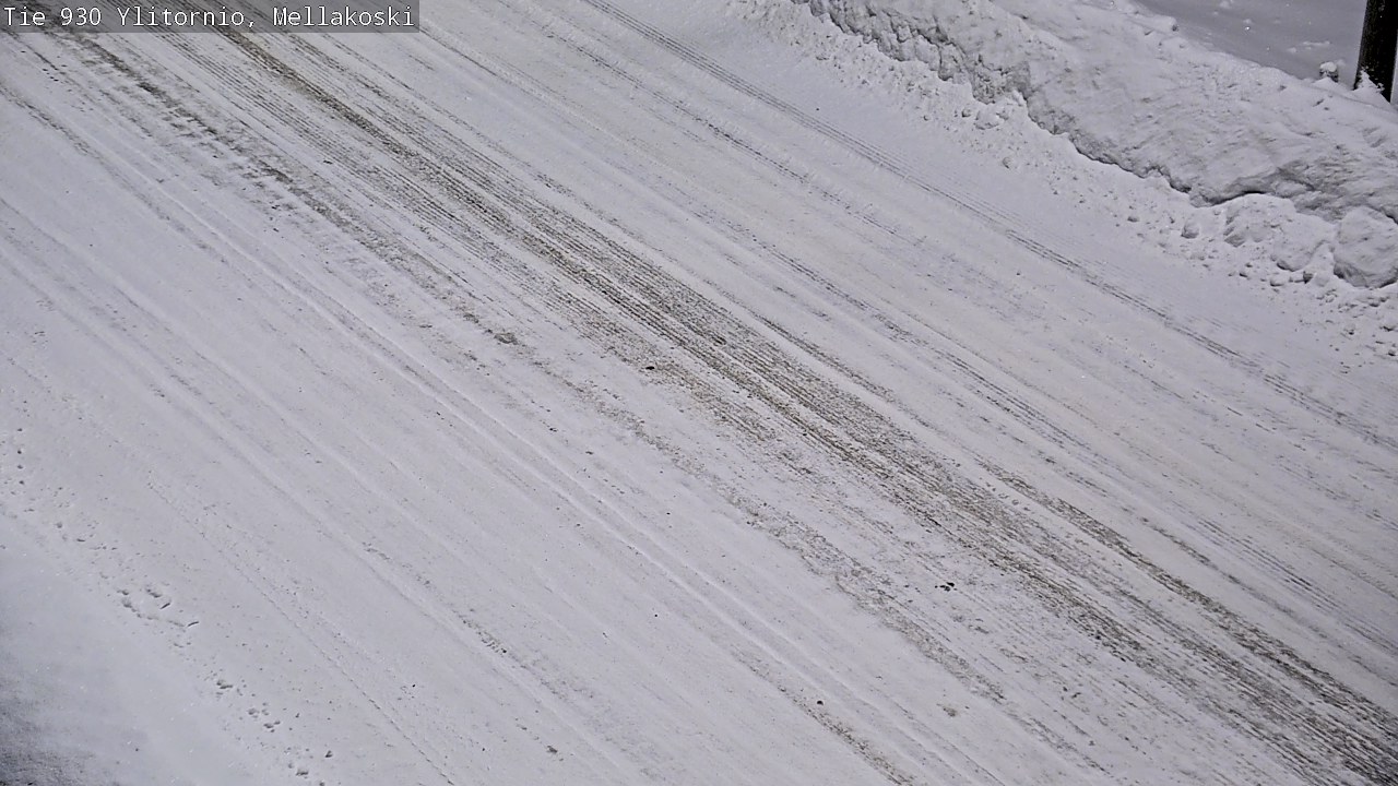 Weather Camera Image Väg 83 Övertorneå, Mellakoski, Ylitornio, Lappi
