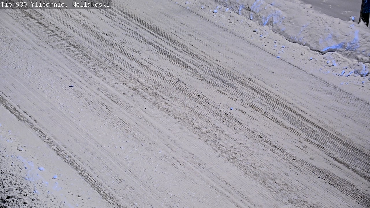 Weather Camera Image Väg 83 Övertorneå, Mellakoski, Ylitornio, Lappi