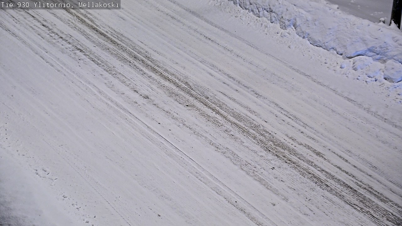 Weather Camera Image Väg 83 Övertorneå, Mellakoski, Ylitornio, Lappi