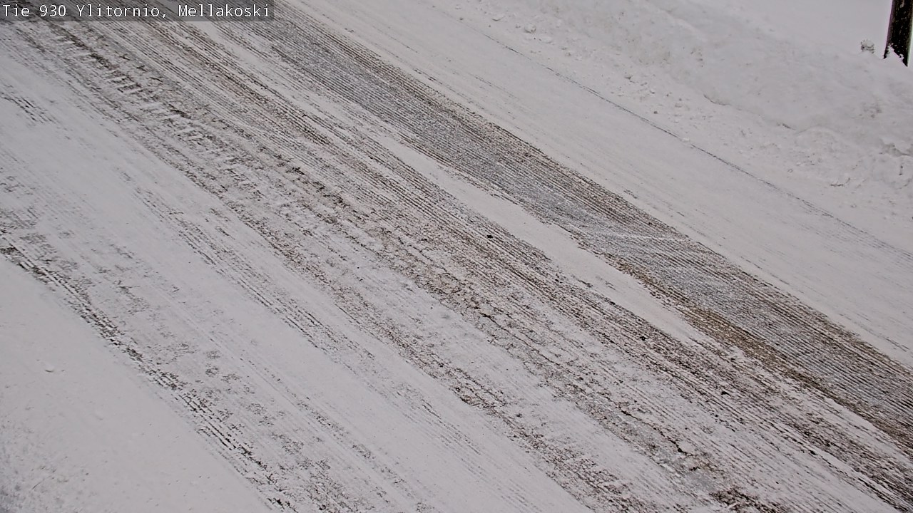 Weather Camera Image Väg 83 Övertorneå, Mellakoski, Ylitornio, Lappi