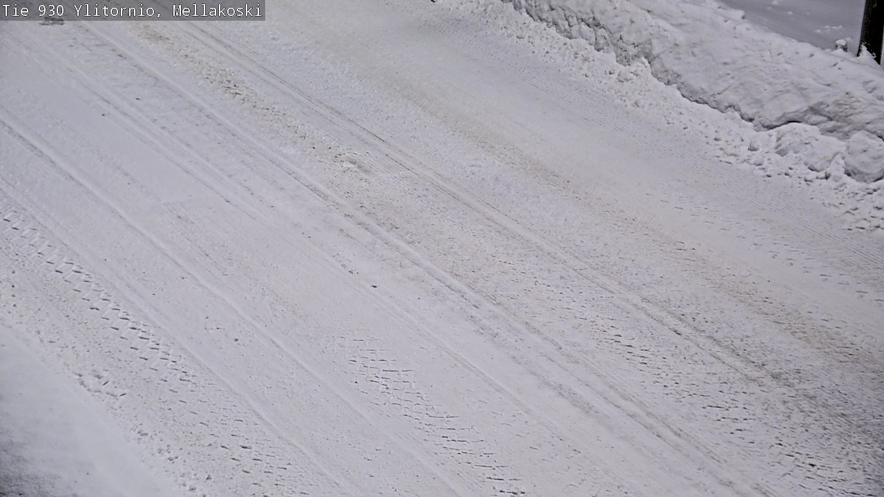 Weather Camera Image Väg 83 Övertorneå, Mellakoski, Ylitornio, Lappi