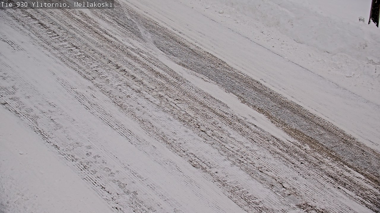 Weather Camera Image Väg 83 Övertorneå, Mellakoski, Ylitornio, Lappi