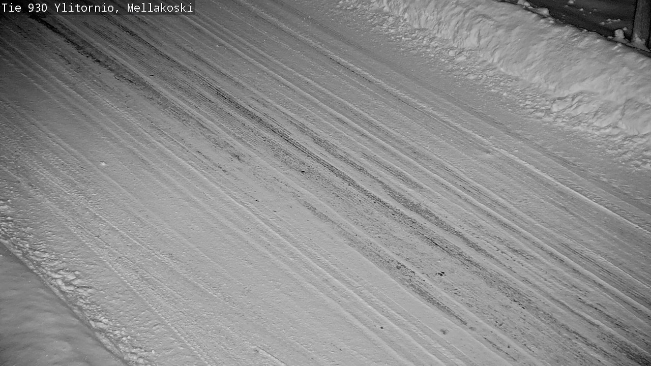 Weather Camera Image Väg 83 Övertorneå, Mellakoski, Ylitornio, Lappi