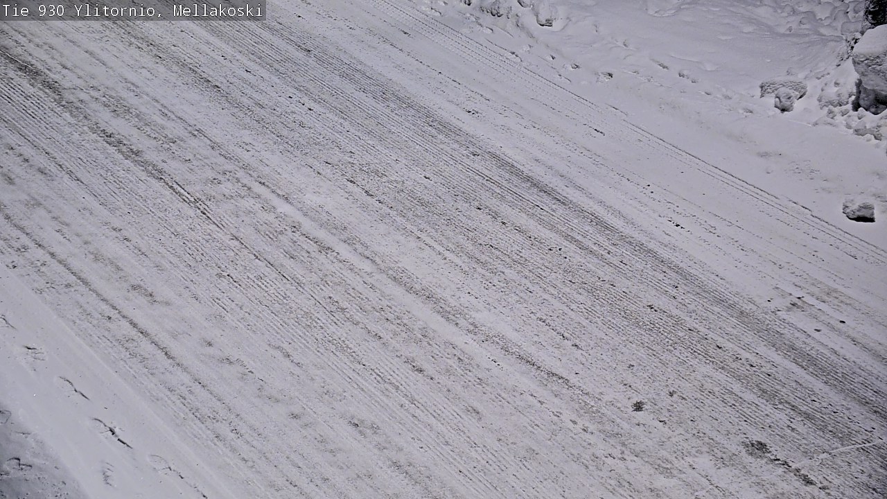 Weather Camera Image Road 83 Ylitornio, Mellakoski, Ylitornio, Lappi