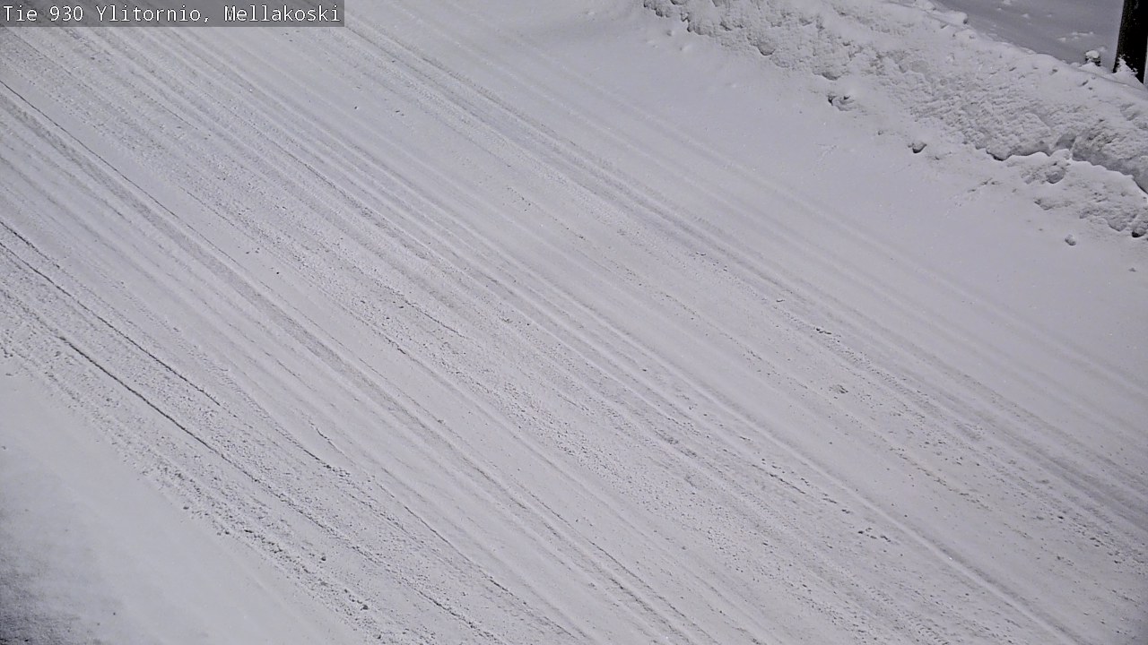 Weather Camera Image Väg 83 Övertorneå, Mellakoski, Ylitornio, Lappi