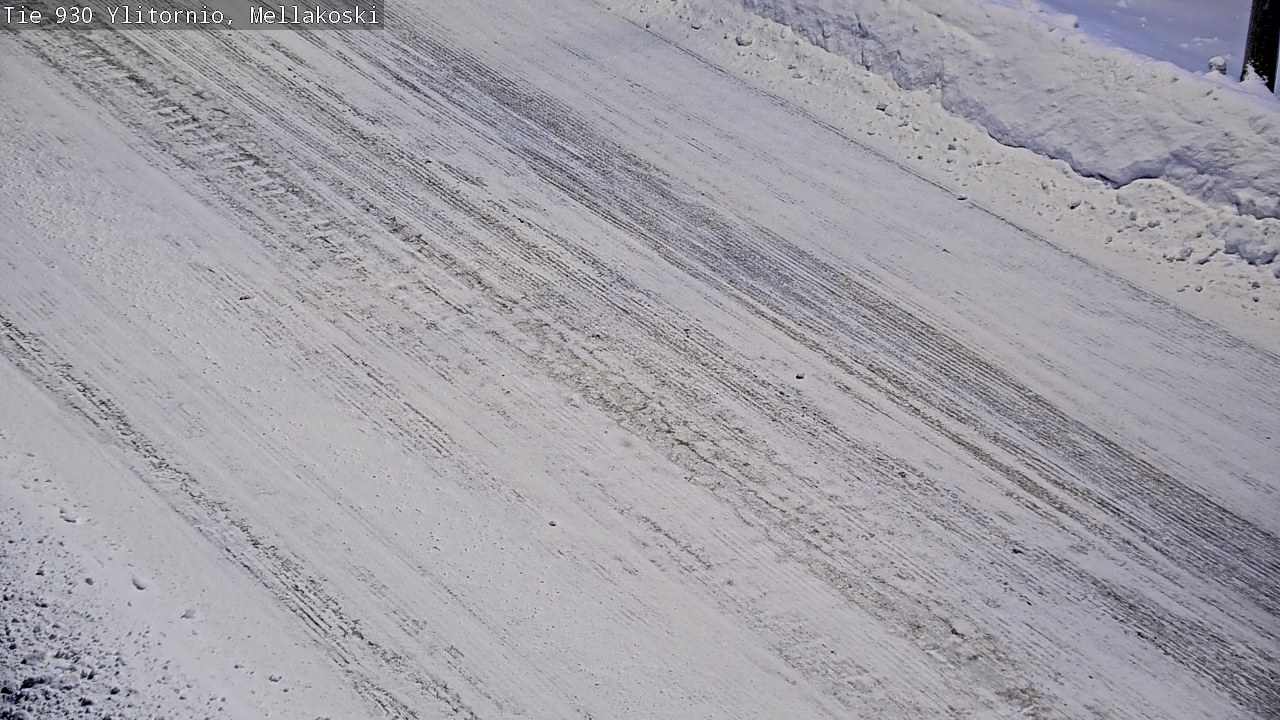 Weather Camera Image Väg 83 Övertorneå, Mellakoski, Ylitornio, Lappi