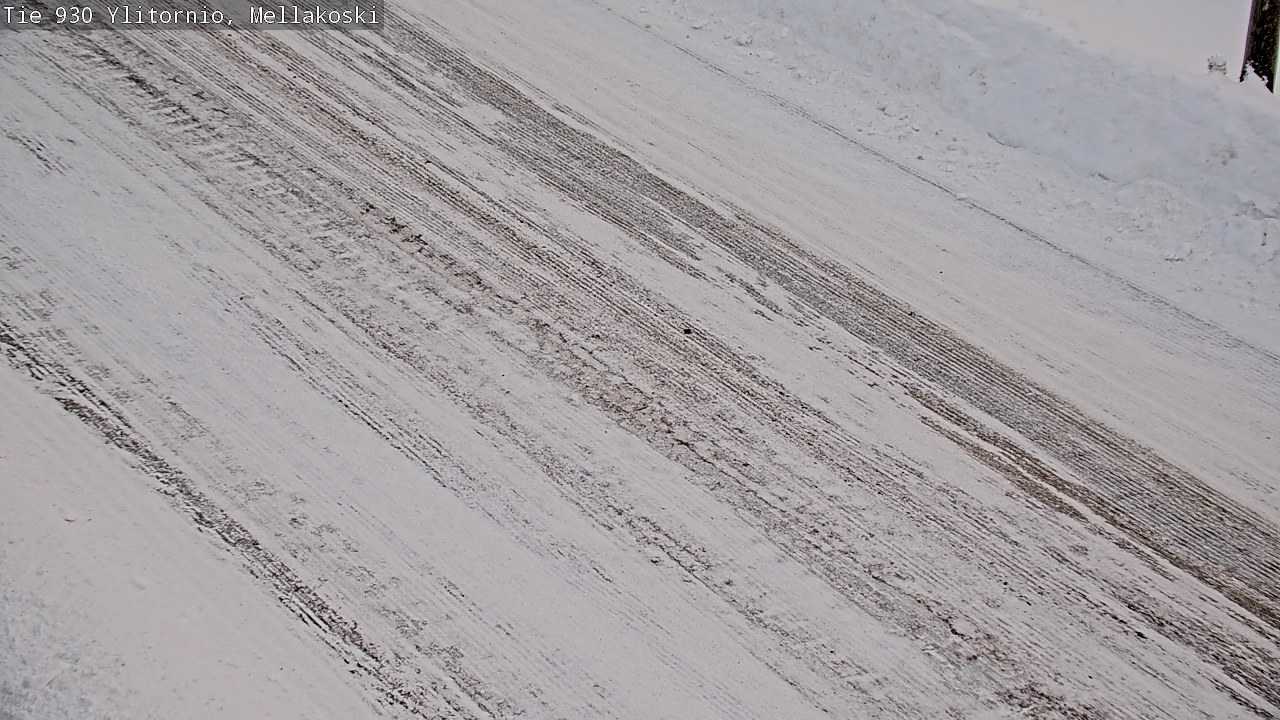 Weather Camera Image Väg 83 Övertorneå, Mellakoski, Ylitornio, Lappi