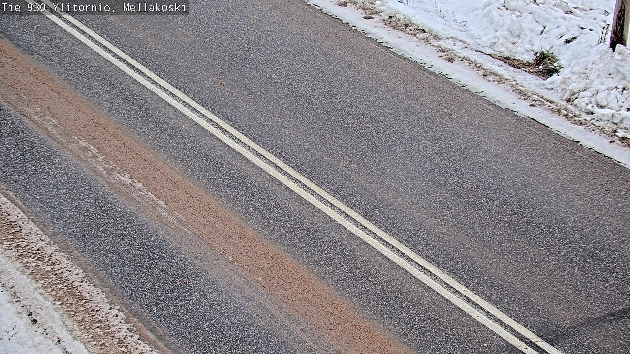 Weather Camera Image Road 83 Ylitornio, Mellakoski, Ylitornio, Lappi