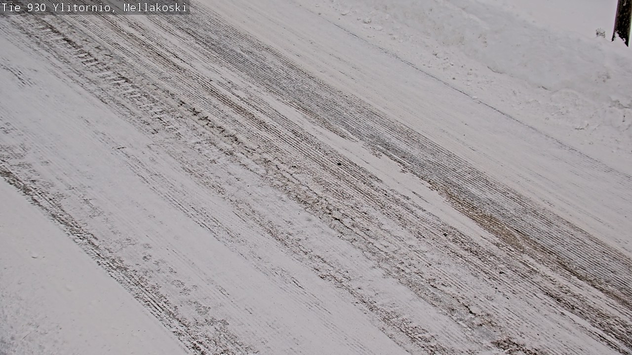 Weather Camera Image Väg 83 Övertorneå, Mellakoski, Ylitornio, Lappi