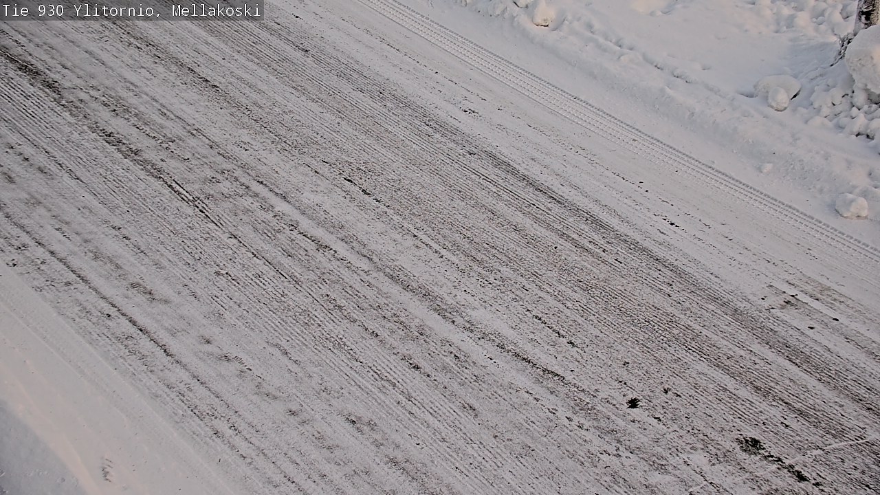 Weather Camera Image Road 83 Ylitornio, Mellakoski, Ylitornio, Lappi