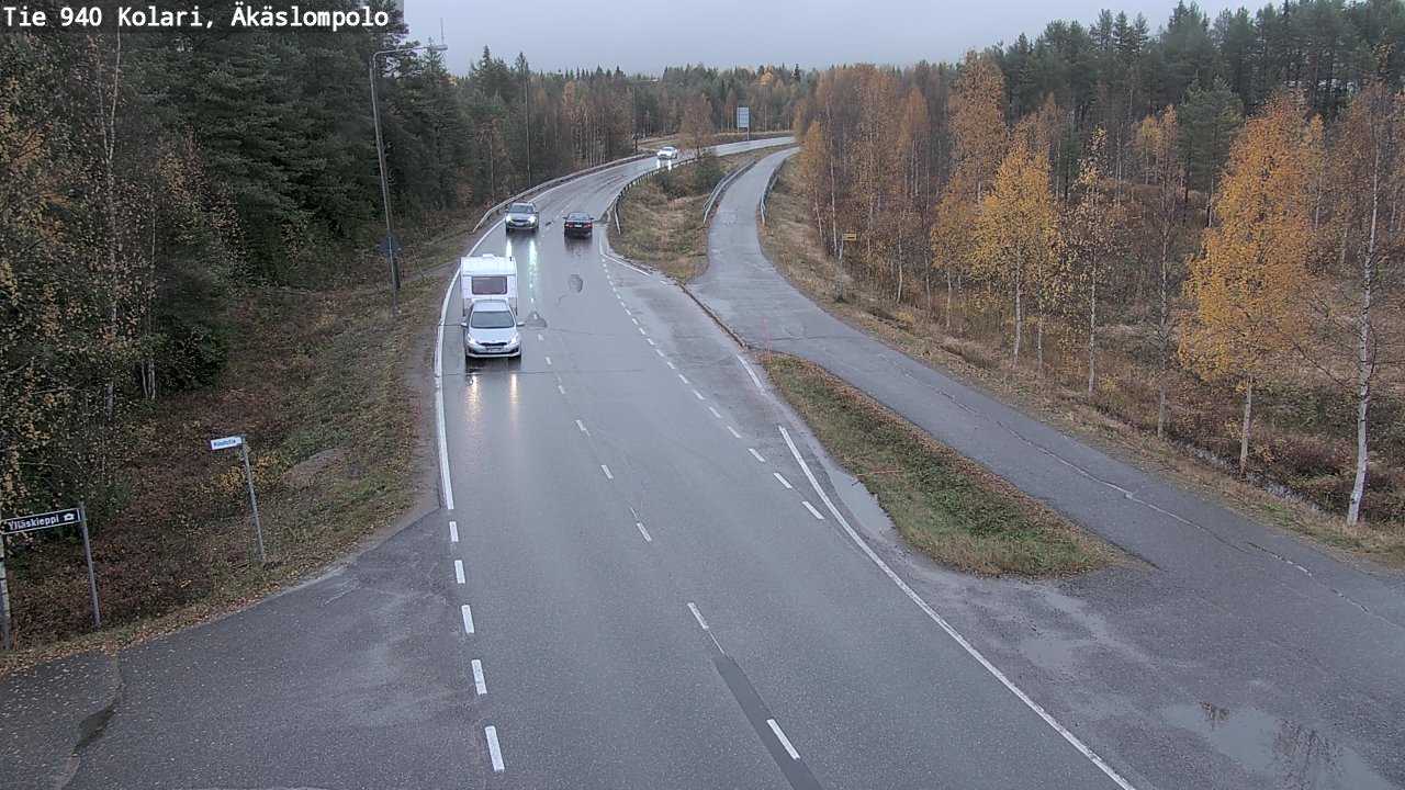 Kelikamerat Kuva Tie 940 Kolari, Äkäslompolo, Kolari, Lappi