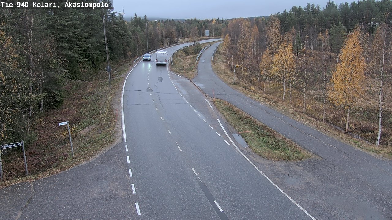 Weather Camera Image Road 940 Kolari, Äkäslompolo, Kolari, Lappi