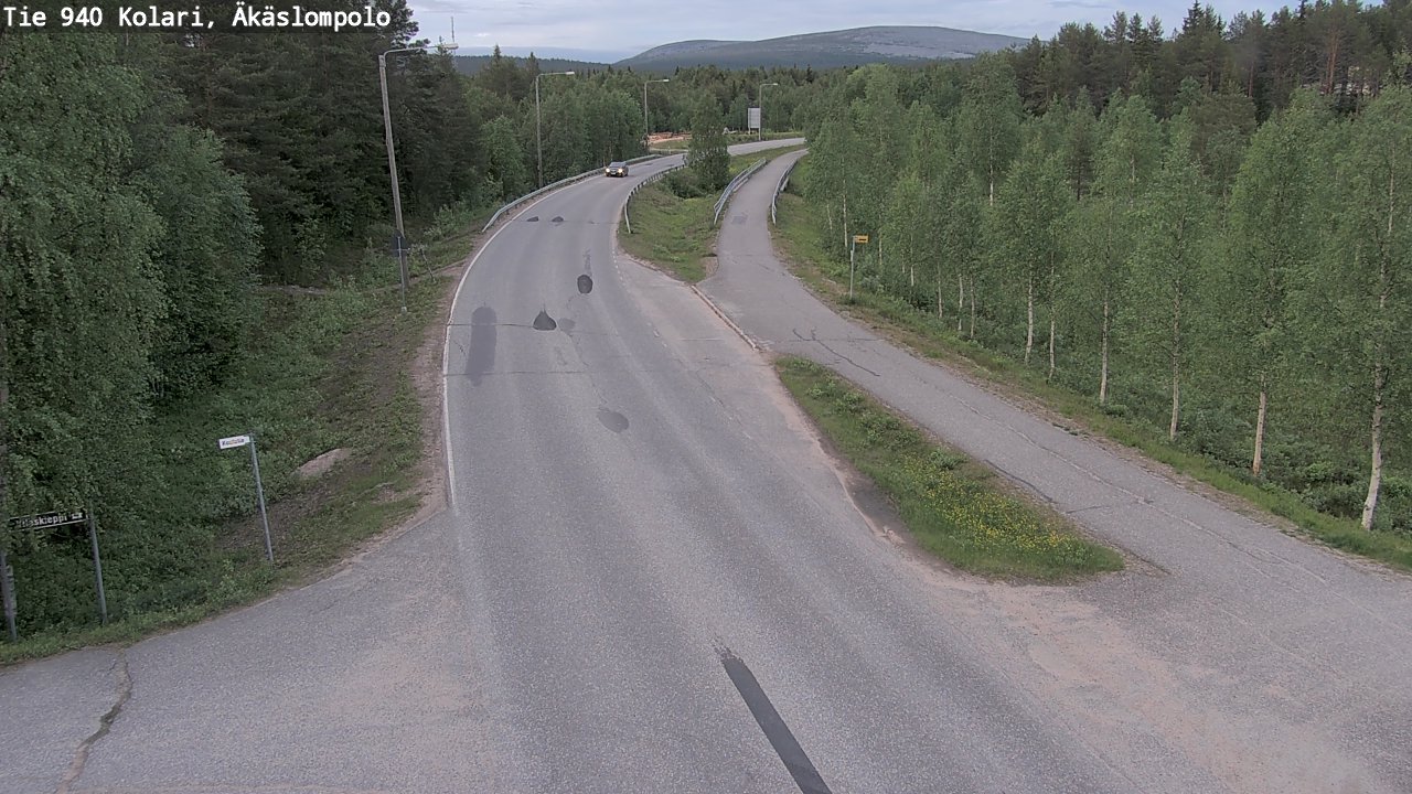Kelikamerat Kuva Tie 940 Kolari, Äkäslompolo, Kolari, Lappi