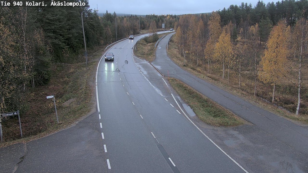 Kelikamerat Kuva Tie 940 Kolari, Äkäslompolo, Kolari, Lappi