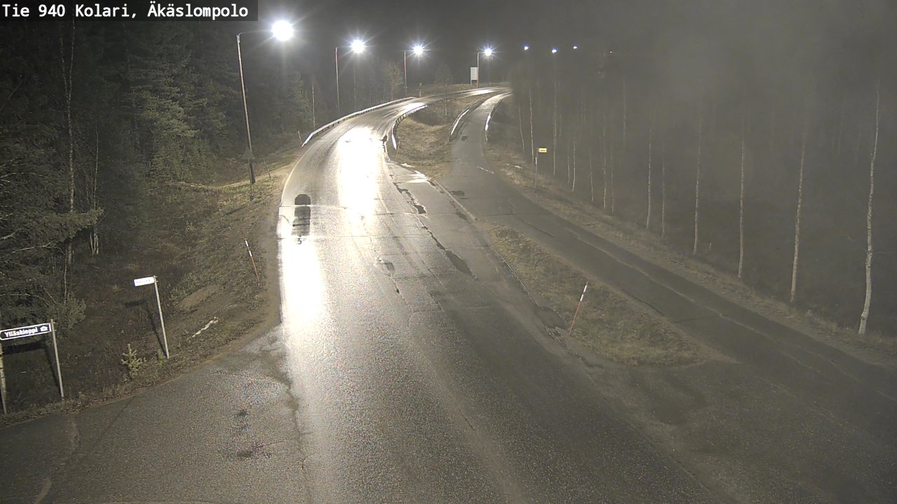 Kelikamerat Kuva Tie 940 Kolari, Äkäslompolo, Kolari, Lappi