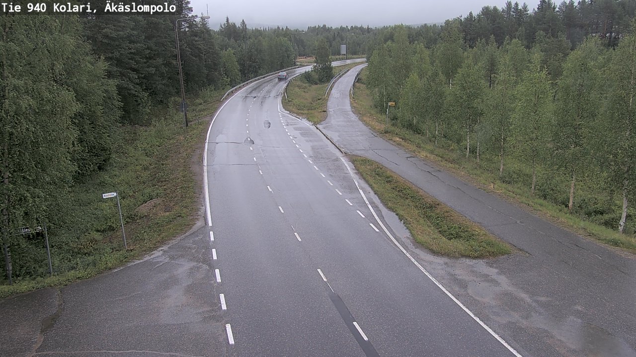 Kelikamerat Kuva Tie 940 Kolari, Äkäslompolo, Kolari, Lappi