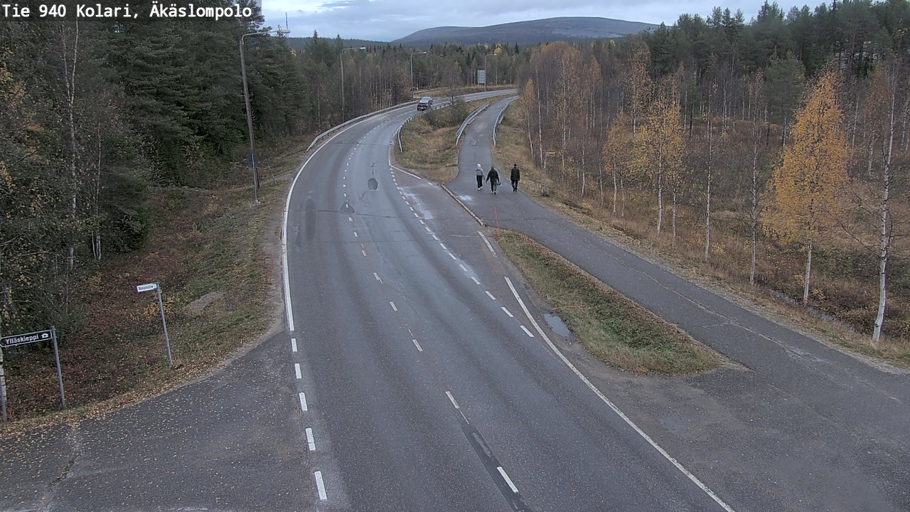 Weather Camera Image Road 940 Kolari, Äkäslompolo, Kolari, Lappi