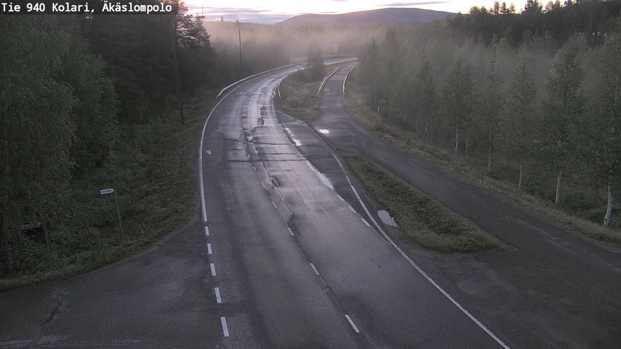Kelikamerat Kuva Tie 940 Kolari, Äkäslompolo, Kolari, Lappi
