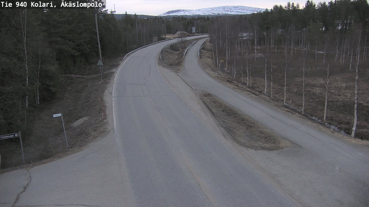 Weather Camera Image Road 940 Kolari, Äkäslompolo, Kolari, Lappi
