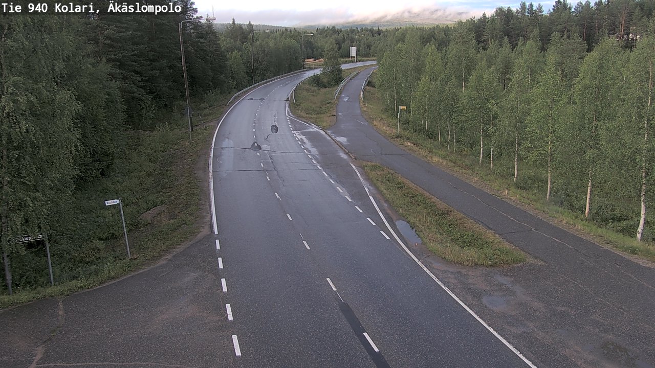 Kelikamerat Kuva Tie 940 Kolari, Äkäslompolo, Kolari, Lappi