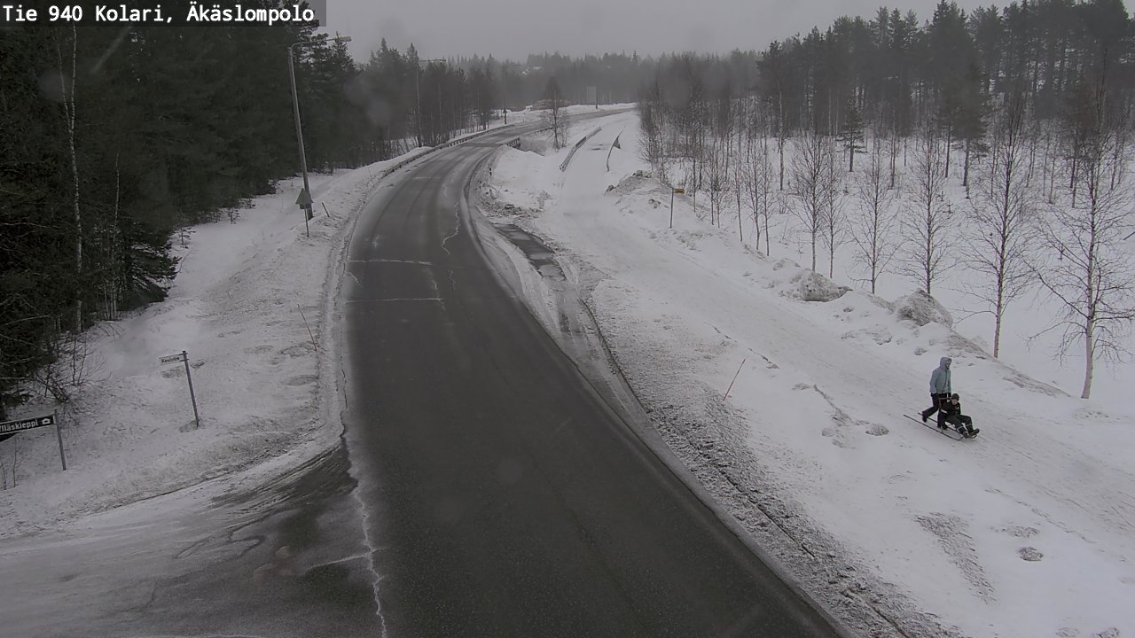 Kelikamerat Kuva Tie 940 Kolari, Äkäslompolo, Kolari, Lappi