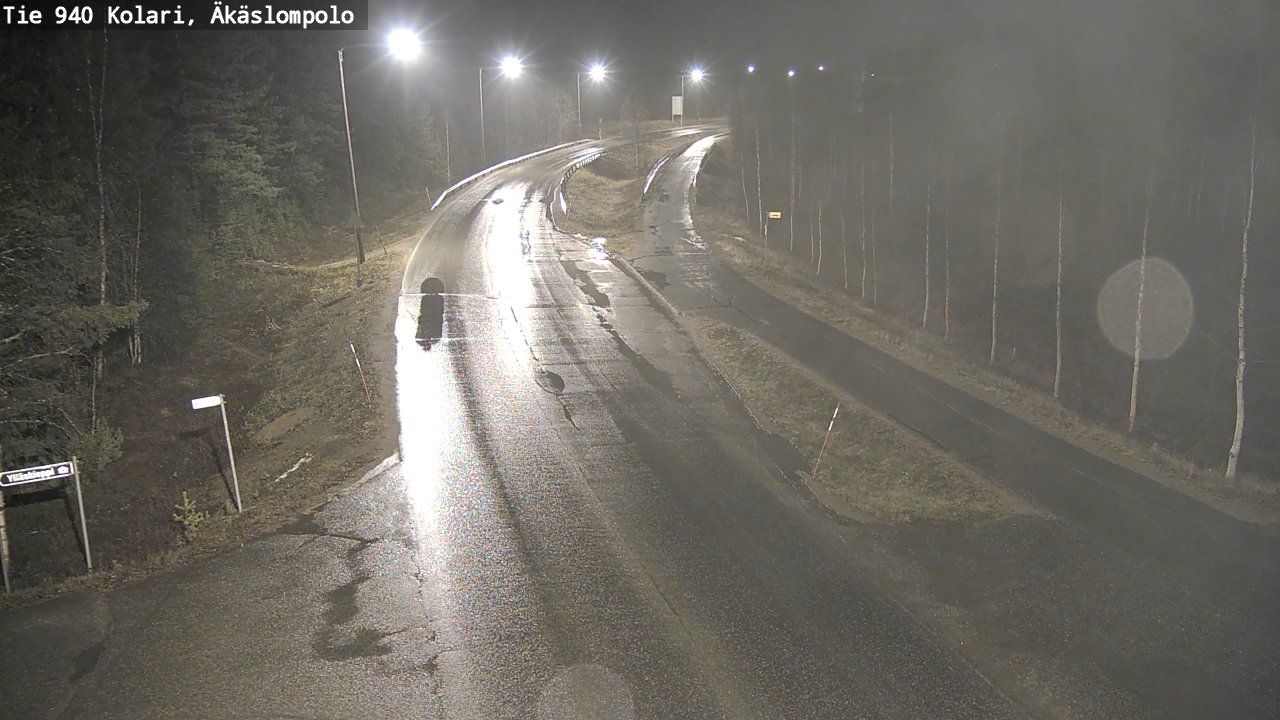 Kelikamerat Kuva Tie 940 Kolari, Äkäslompolo, Kolari, Lappi