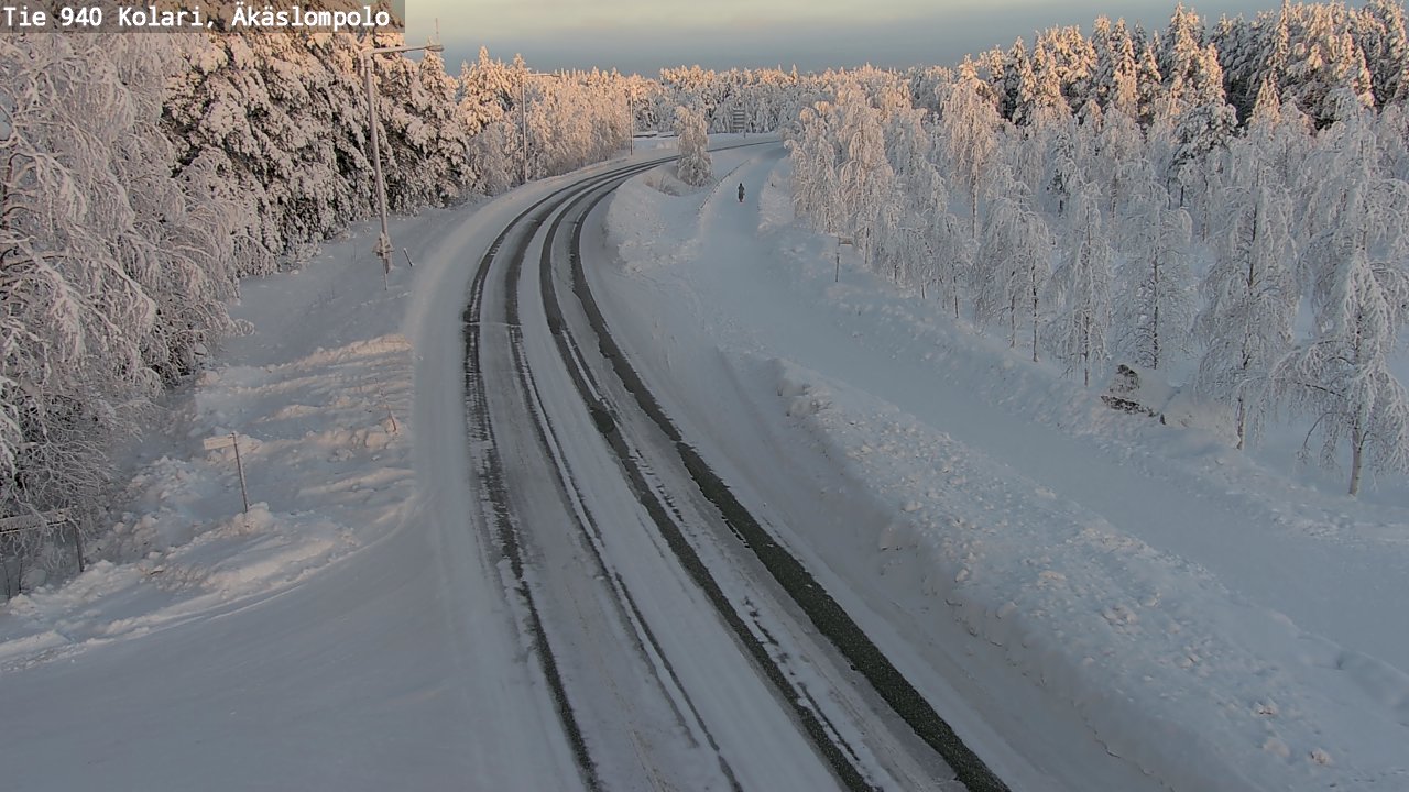 Kelikamerat Kuva Tie 940 Kolari, Äkäslompolo, Kolari, Lappi