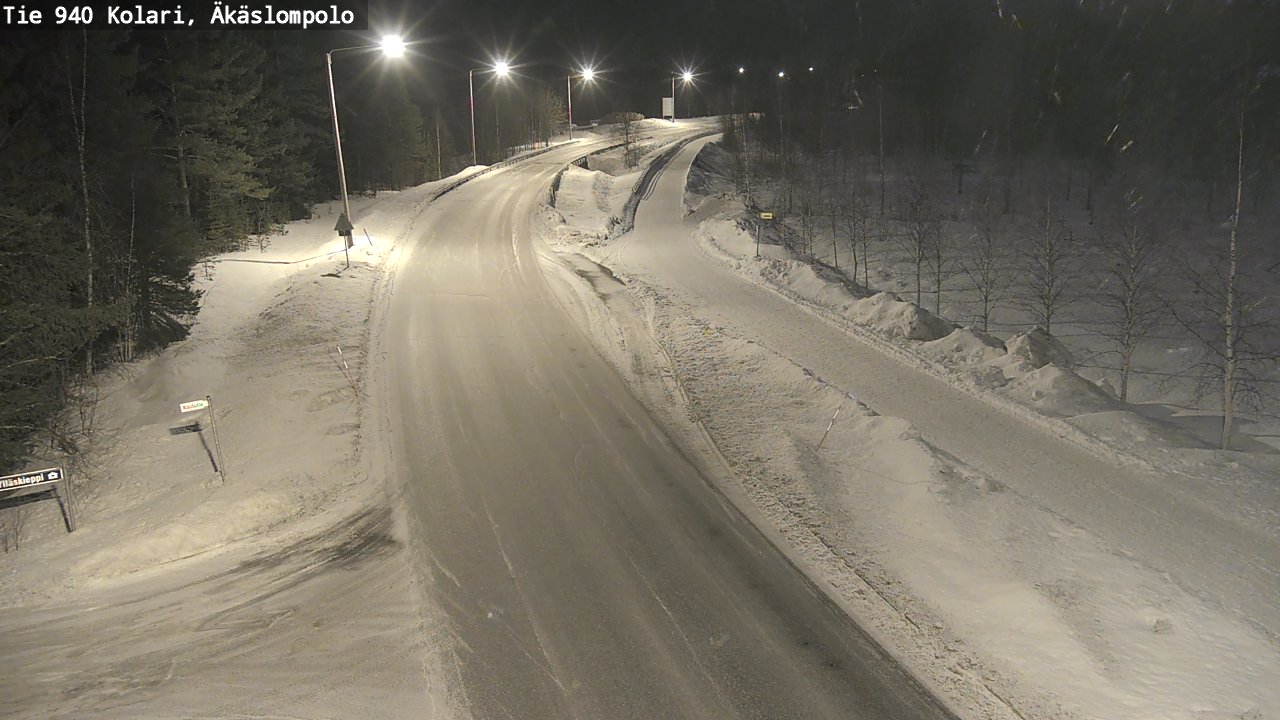 Kelikamerat Kuva Tie 940 Kolari, Äkäslompolo, Kolari, Lappi