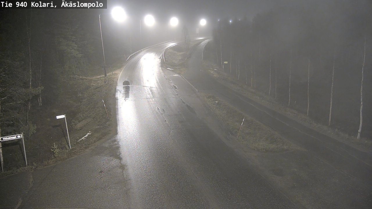 Kelikamerat Kuva Tie 940 Kolari, Äkäslompolo, Kolari, Lappi