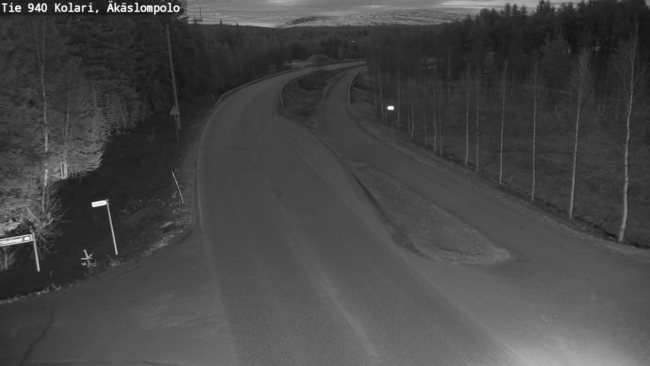 Kelikamerat Kuva Tie 940 Kolari, Äkäslompolo, Kolari, Lappi