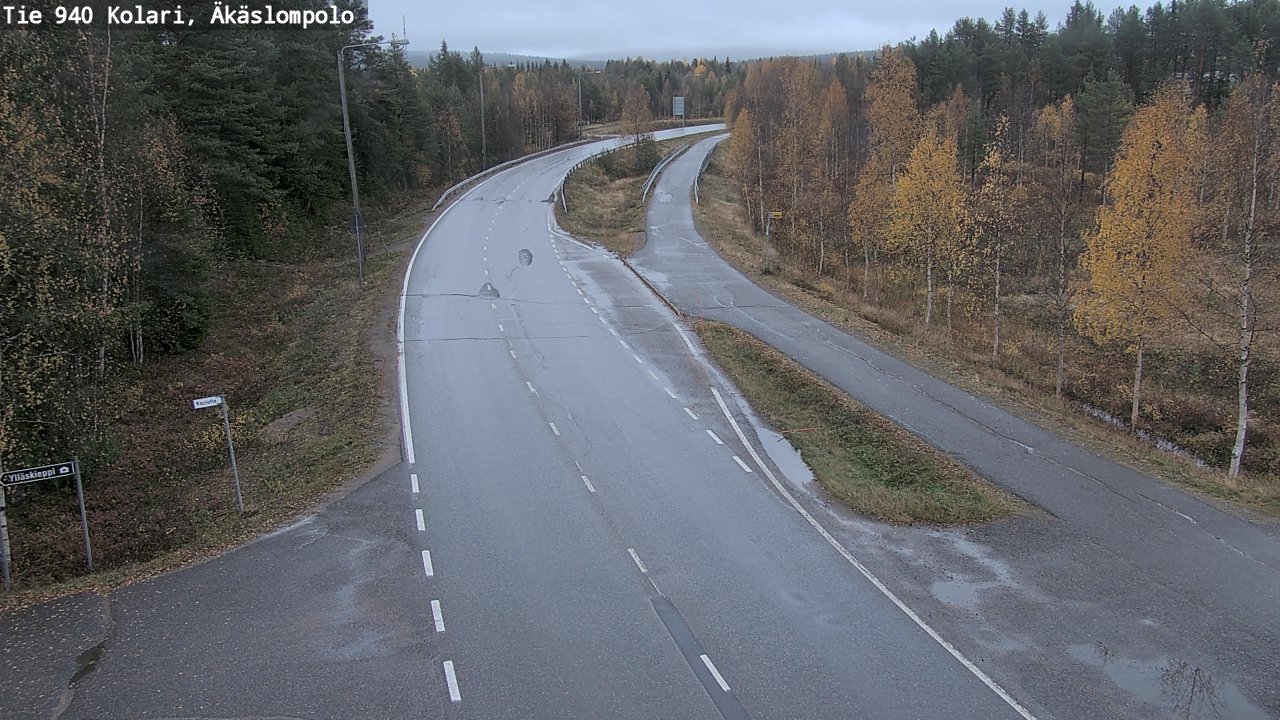 Kelikamerat Kuva Tie 940 Kolari, Äkäslompolo, Kolari, Lappi